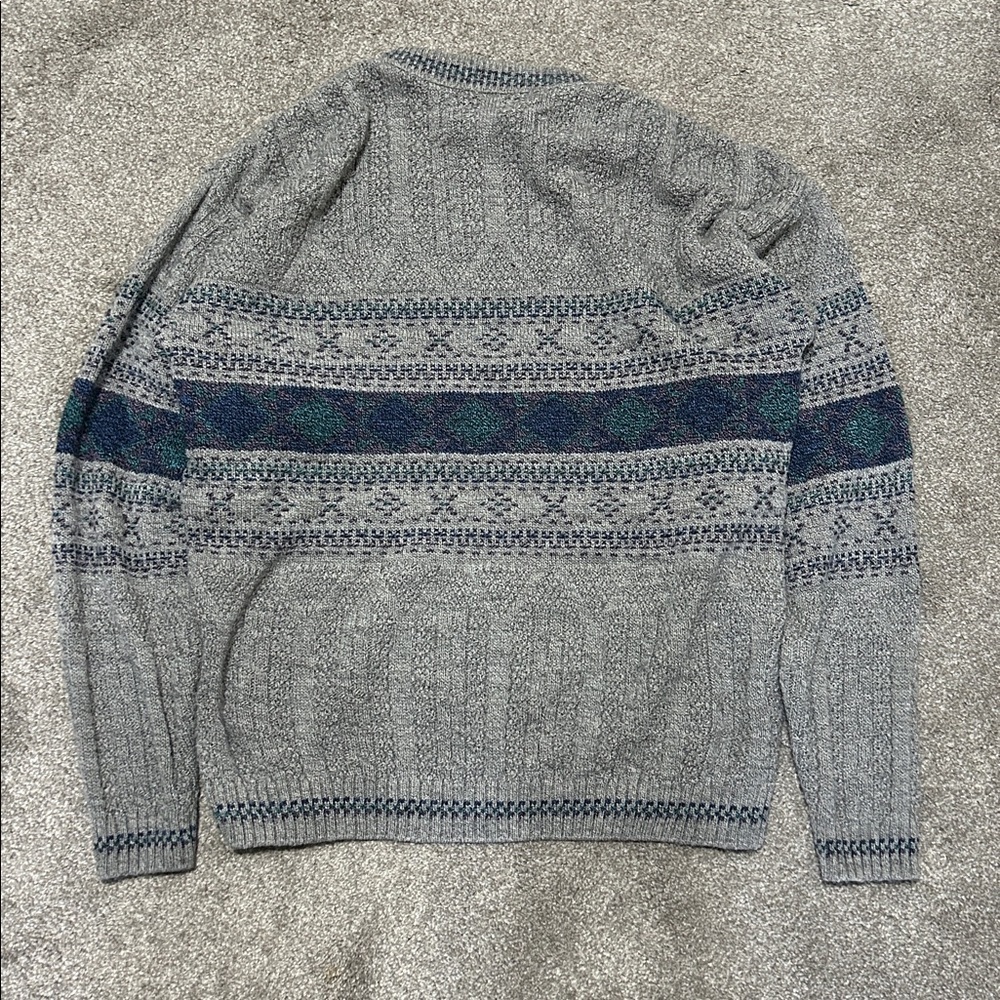Vintage Knit Patterned PDX Sweater - Picture 3 of 5